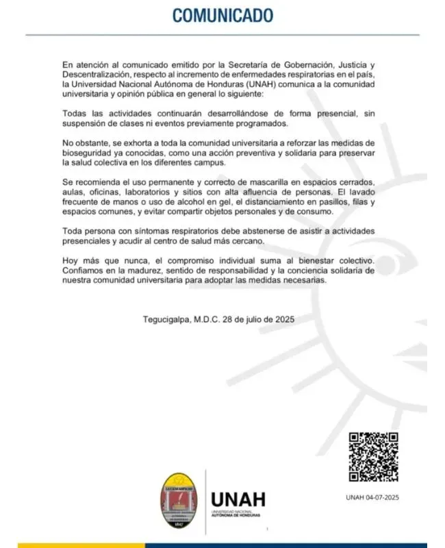 clases en la UNAH