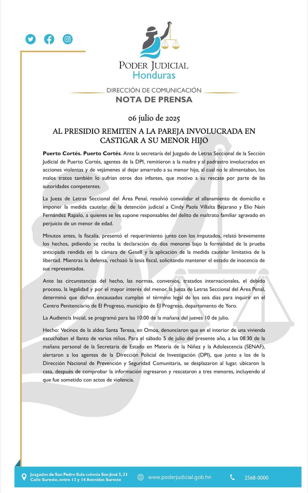 Comunicado 