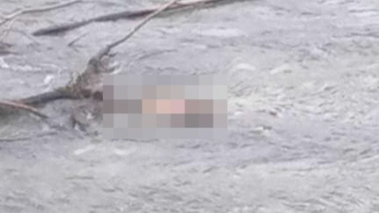 Hallan cadáver de joven atado de manos y pies en río de El Paraíso