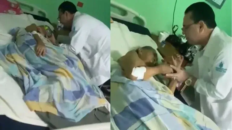 ¡Conmovedor! Enfermero hondureño canta alabanza a paciente hospitalizado
