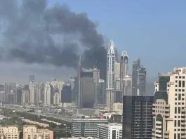 diatio tiempo.hn - incendio en rascacielos de dubai, 4000 evacuados cero víctimas