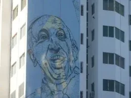 Realizan en Argentina un gigantesco mural en tributo al papa Francisco