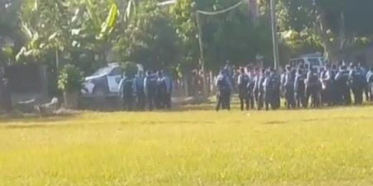 "La policía no se va a salir de ese lugar": Pobladores de Choloma rechazan posta policial