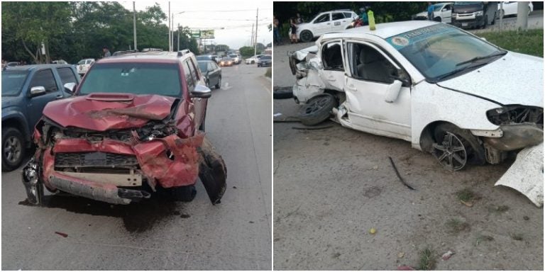 accidente taxi