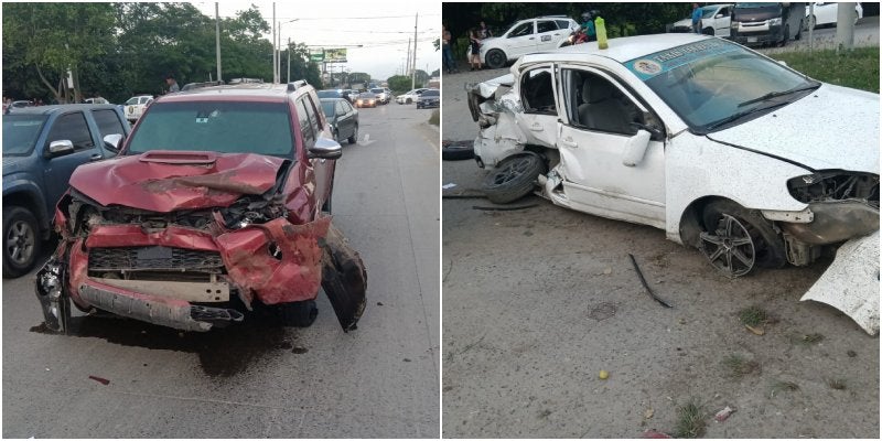 accidente taxi