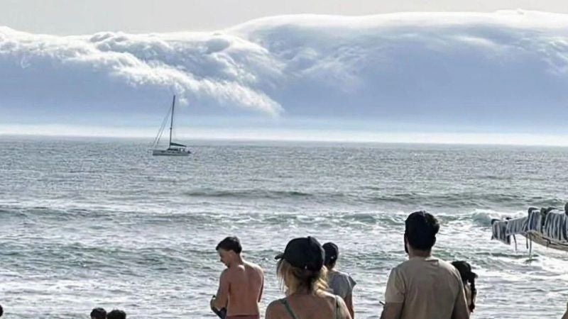 Tsunami de nubes Portugal