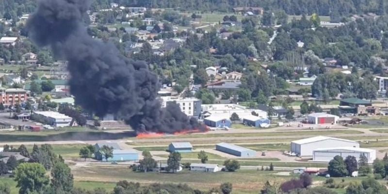 Avioneta se estrella durante aterrizaje en Montana; cuatro personas resultan heridas