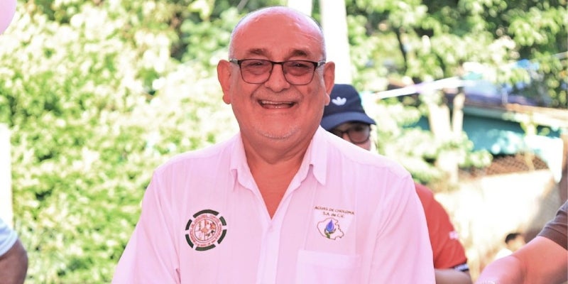 Gustavo Mejía. alcalde de Choloma.