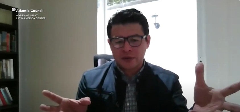Armando Vargas coordinador de Seguridad de México Evalúa