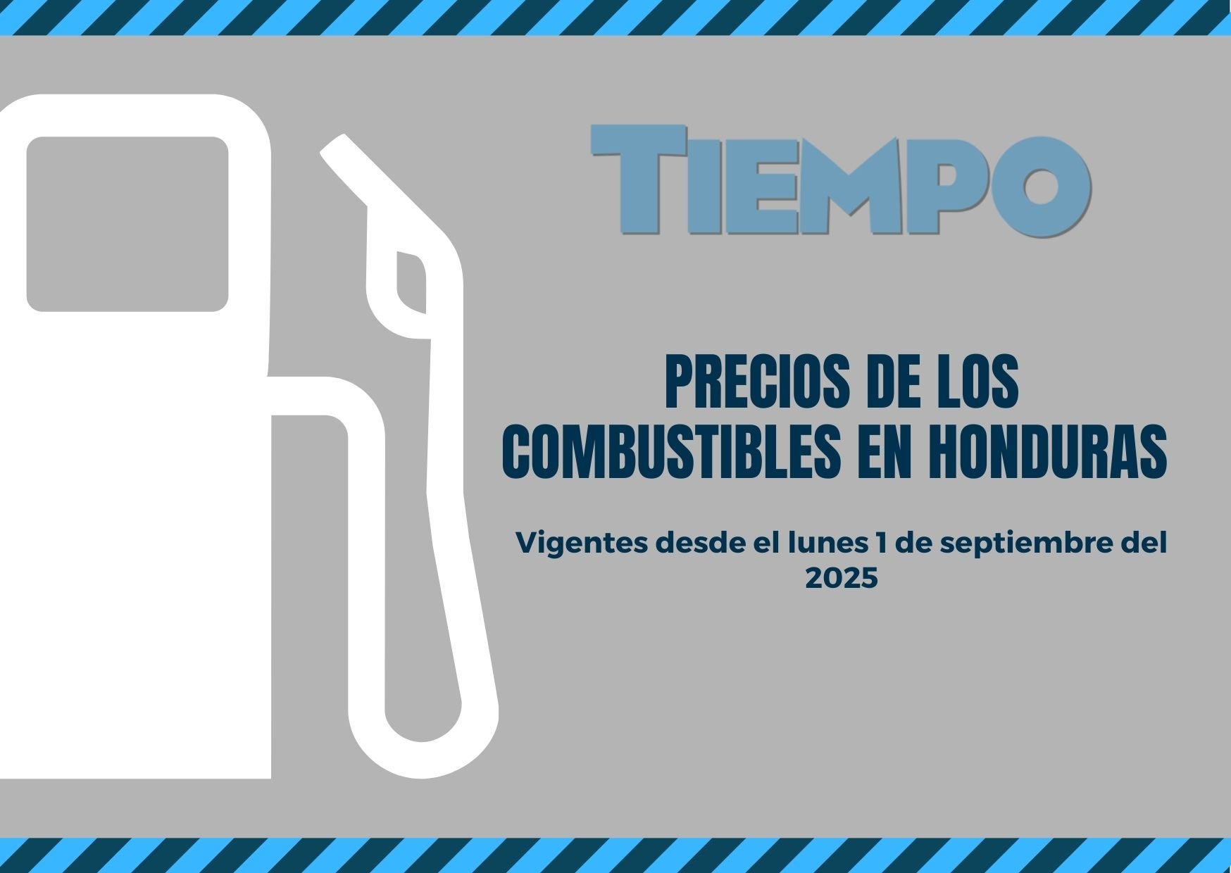 Precio combustibles lunes 1 septiembre