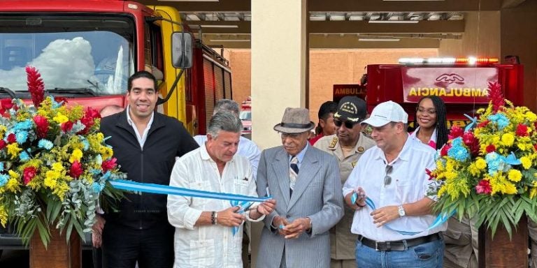 Inauguran Subestación de Bomberos N.8 en honor al Coronel Asdrúval Varela Lanza