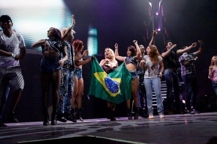 Britney fans show en Brasil