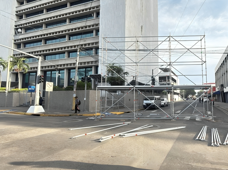 Cierres de calle y avenidas en San Pedro Sula por marcha de Libre