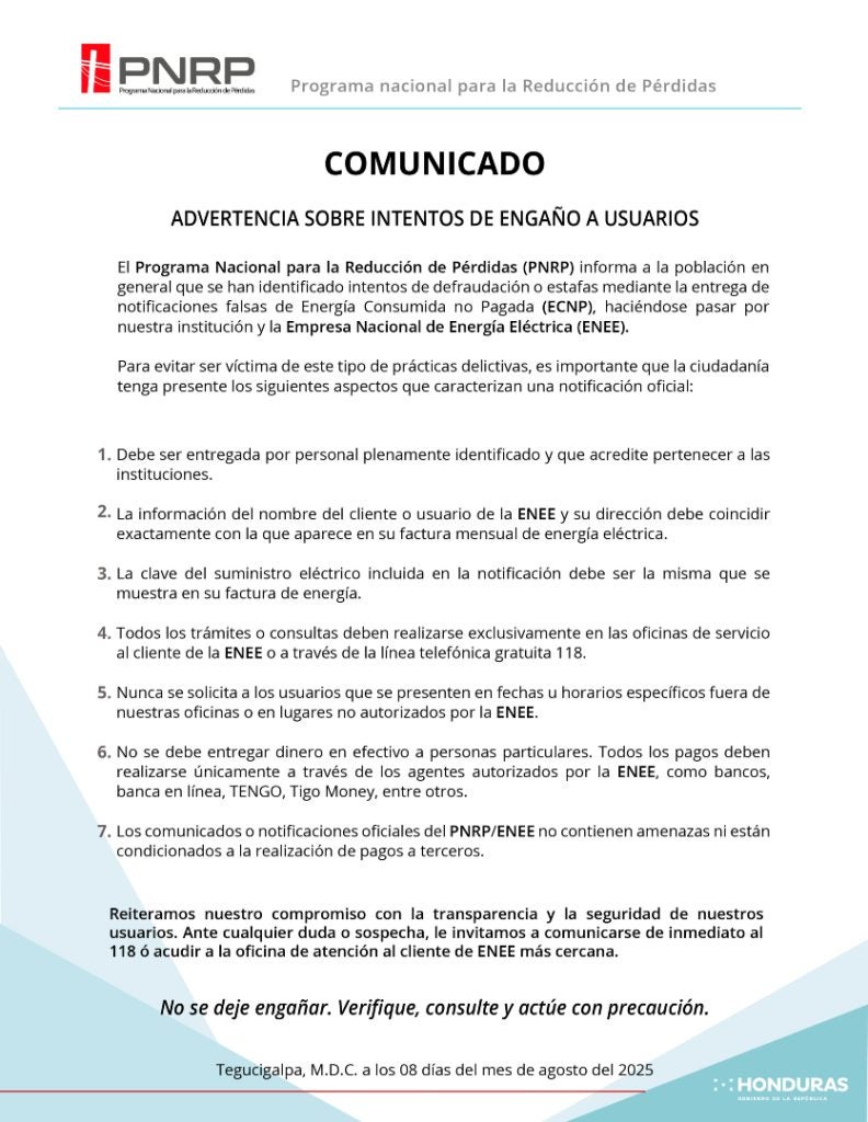 Comunicado 