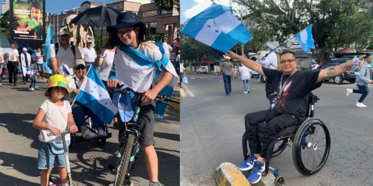 Niños, adultos mayores y personas con discapacidad se unen por la paz en la Caminata de Oración