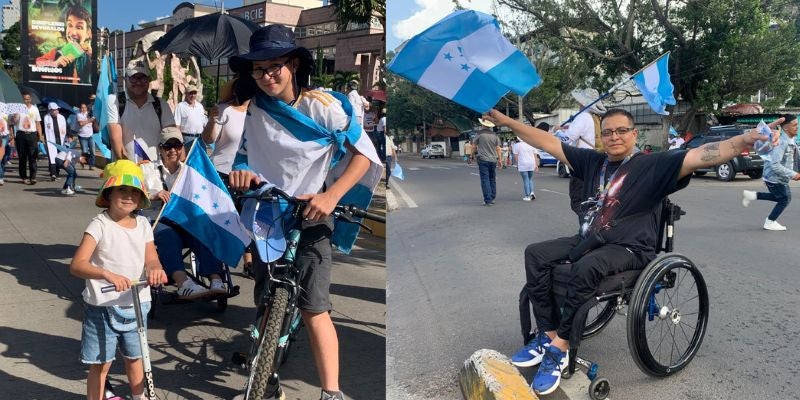 Niños, adultos mayores y personas con discapacidad se unen por la paz en la Caminata de Oración