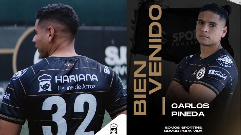El ex Olimpia, Carlos Pineda, lucirá la camisa 32 en el fútbol costarricense.