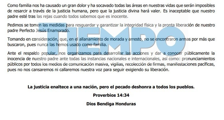 Acusado de atentado contra Mel familia 