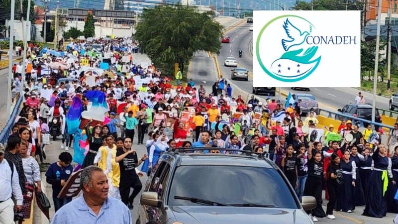 Conadeh Marcha de las iglesias