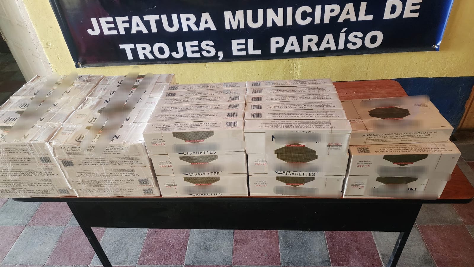 Capturan a ciudadano cigarrillos en El Paraíso