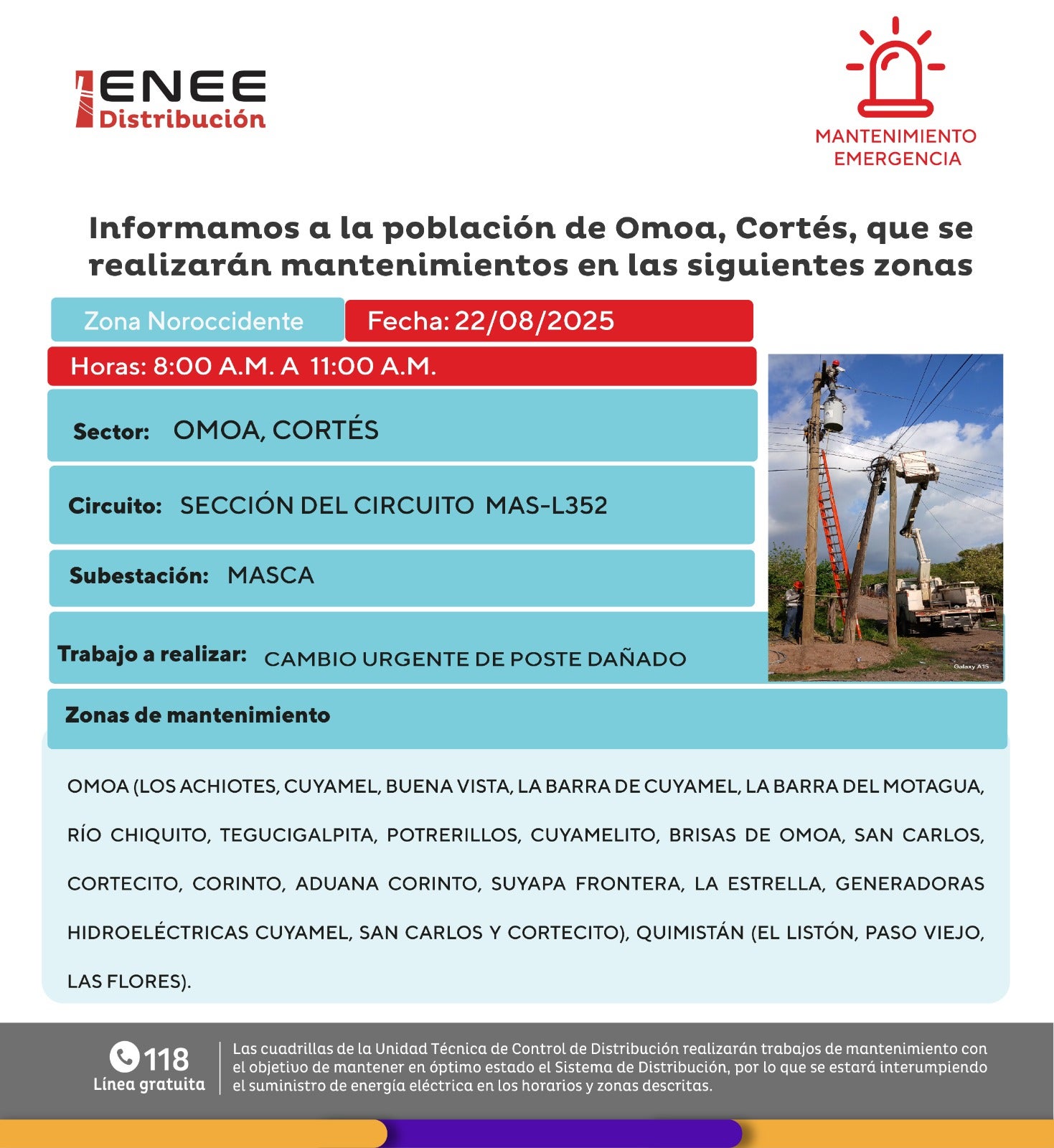 Cortes de energía viernes