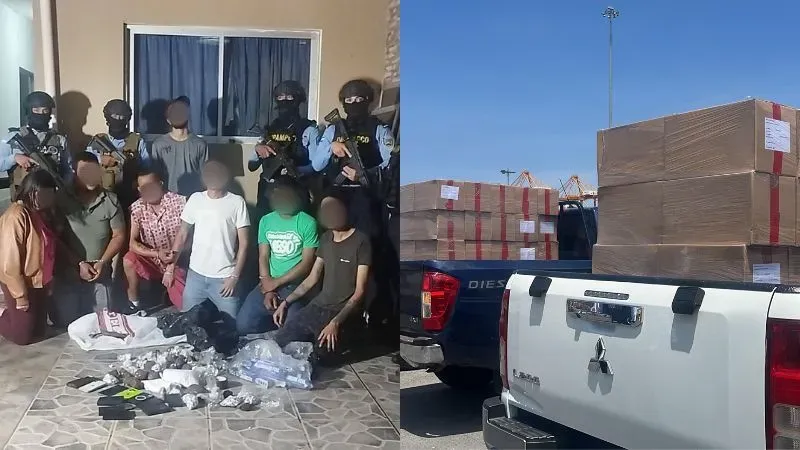 Microlaboratorio Cerro Grande destrucción fentanilo