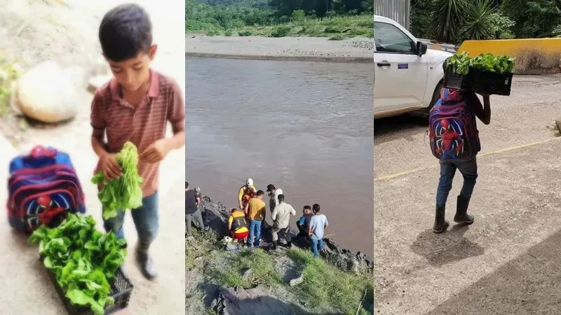 Jalón niño fallecido río Ulúa