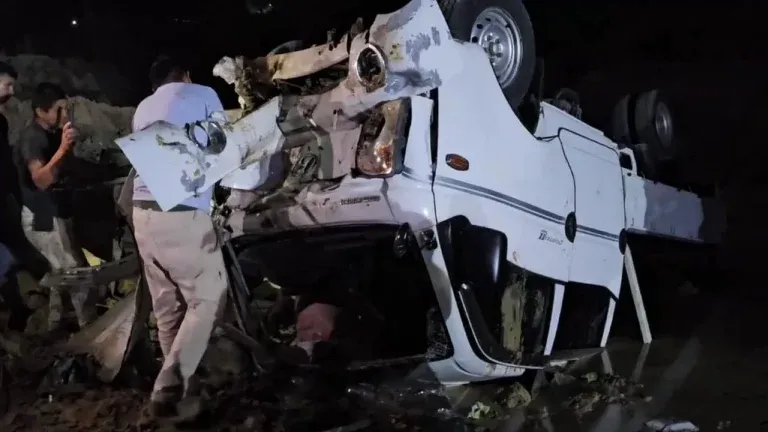 Familia accidente socavón El Paraíso