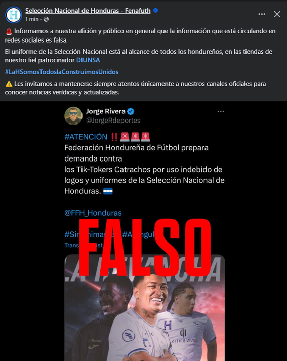 Federación desmiente rumores