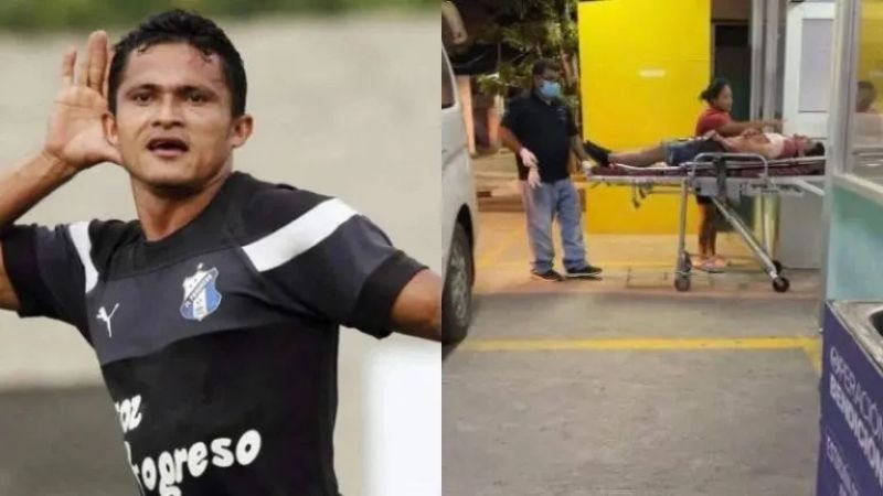 El también ex jugador de Marathón, Jorge "Ñangui" Cardona, fue agredido a machetazos el pasado viernes.