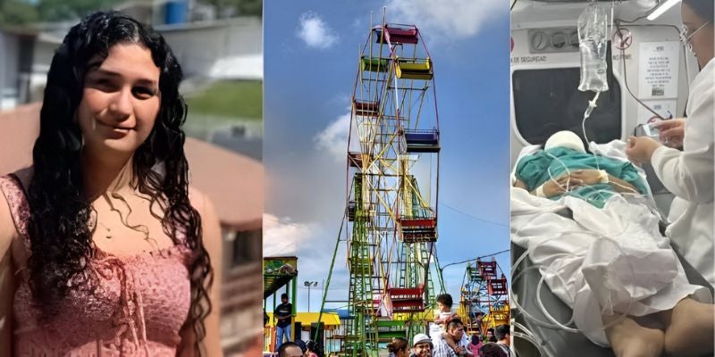 Joven sufre graves fracturas tras caída de casi cuatro metros en la Rueda de Chicago en Copán