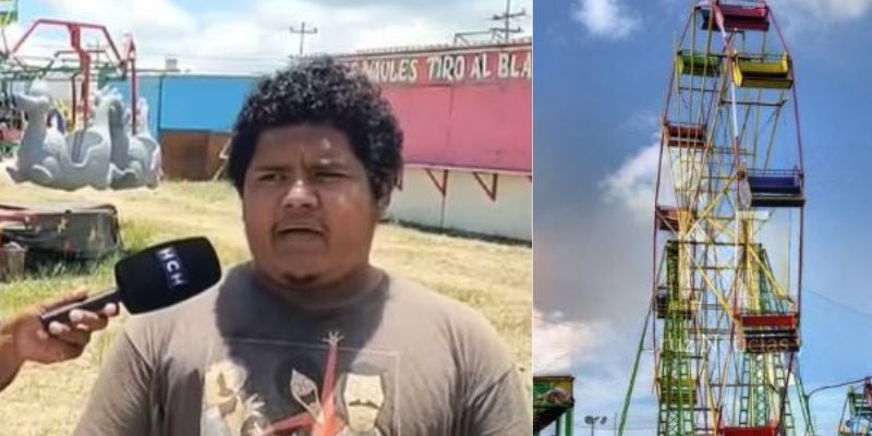 “Ella levantó la barra sin esperar su turno y terminó cayendo”: operador de la Rueda de Chicago explica accidente