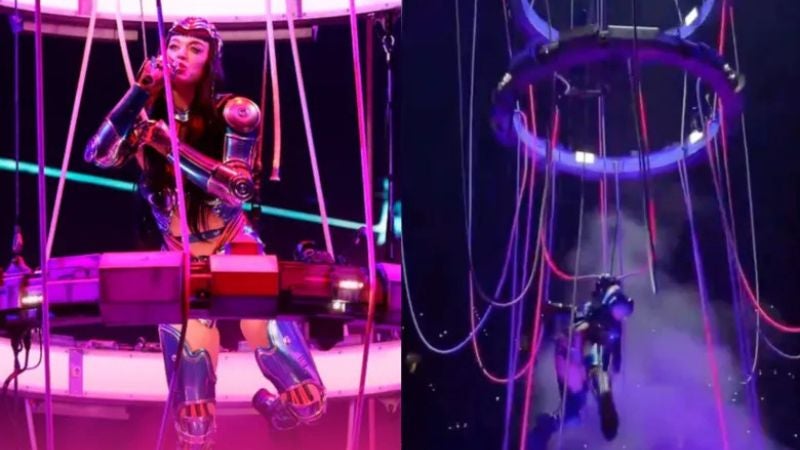 Katy Perry descarga eléctrica