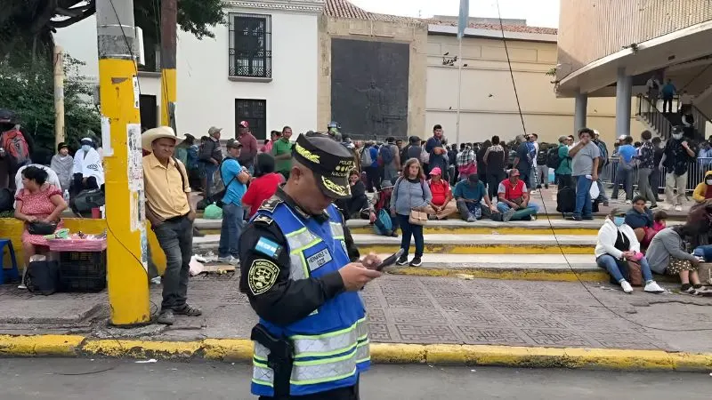 masiva protesta afectados Koriun