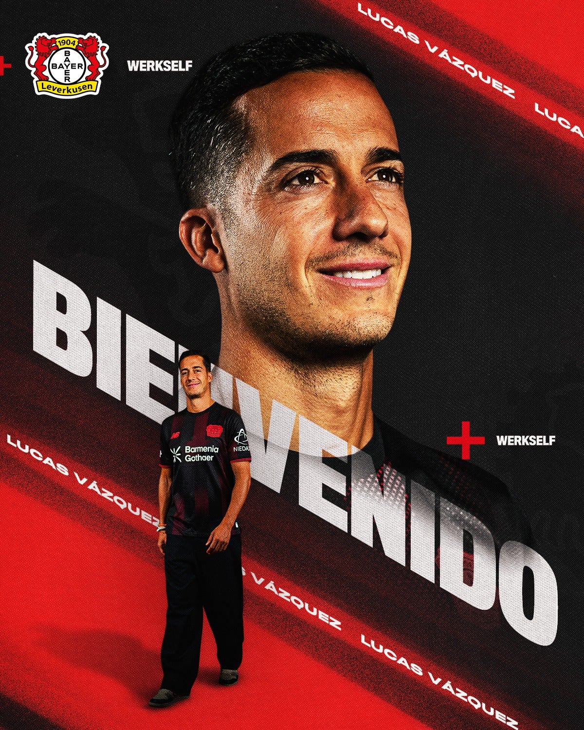 Lucas Vázquez aceptó la oferta del Bayer Leverkusen, porque en el Real Madrid ya no iba a ser titular.