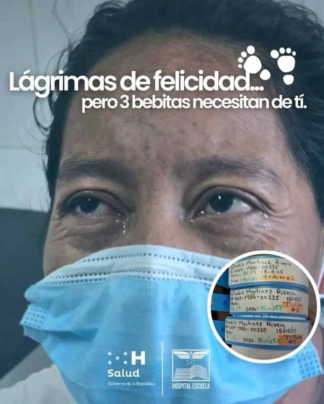 Mamá de las trillizas