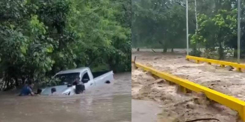 ¡Aislados por las lluvias! Más de 80 comunidades incomunicadas en Catacamas, Olancho