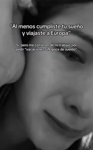 Joven mexicana pierde su trabajo tras vacacionar Europa