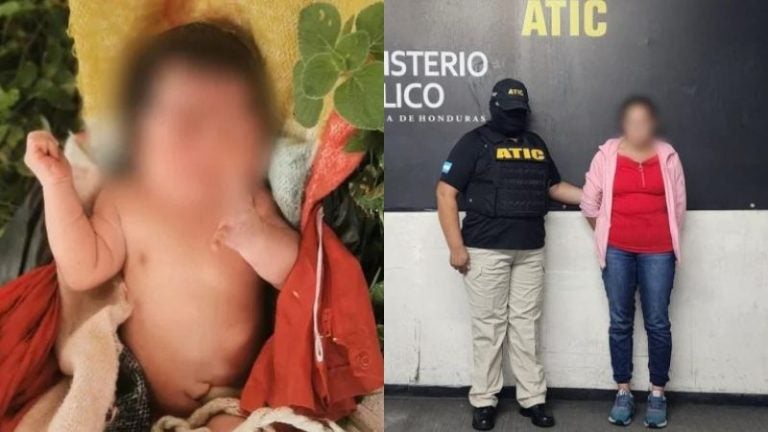 Mujer abandonó a su bebé en Lepaterique