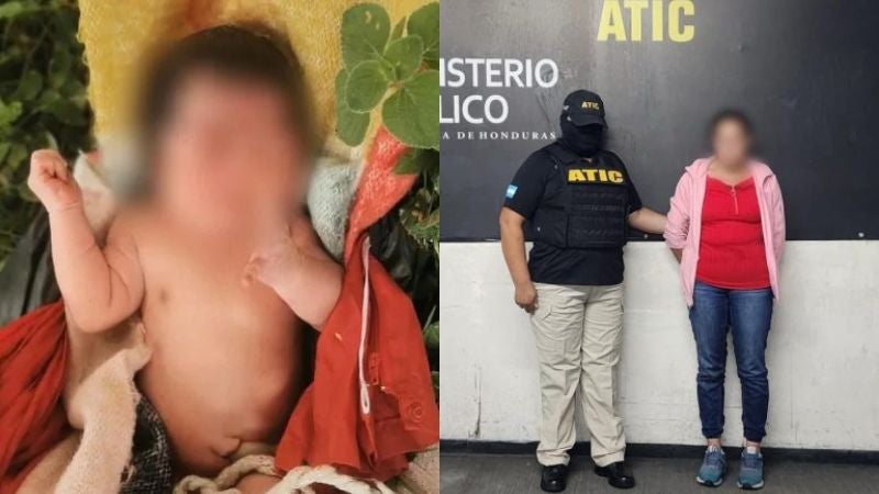 Mujer abandonó a su bebé en Lepaterique