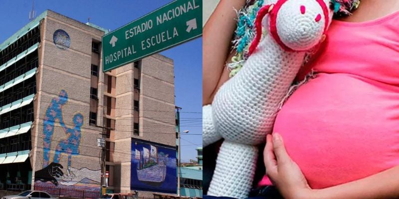 Entre 140 y 170 niñas de 12 a 17 años llegan embarazadas al Hospital Escuela cada mes