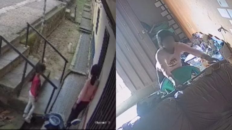 Niñas robando en Danlí