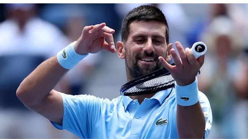 Novak Djokovic entona la melodía del triunfo en el Abierto de los Estados Unidos.