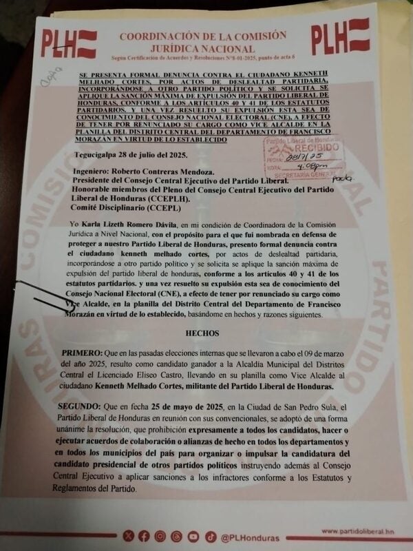 PARTIDO LIBERAL DOCUMENTO