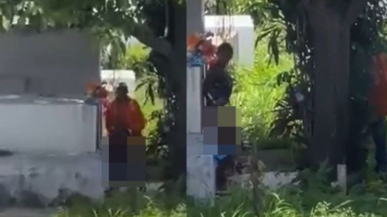 «Sinvergüenzada»: Graban a ciudadanos teniendo intimidad en un cementerio de La Ceiba