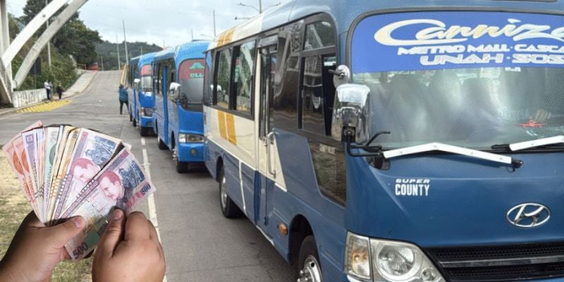 Transportistas paralizan TGU en protesta contra permisos ilegales y falta de pago de bono del IHTT