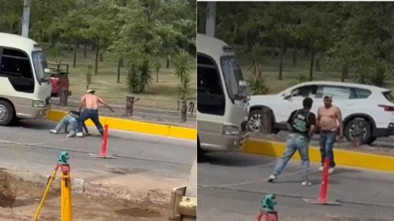 Buseros se van a los golpes en plena salida a Danlí