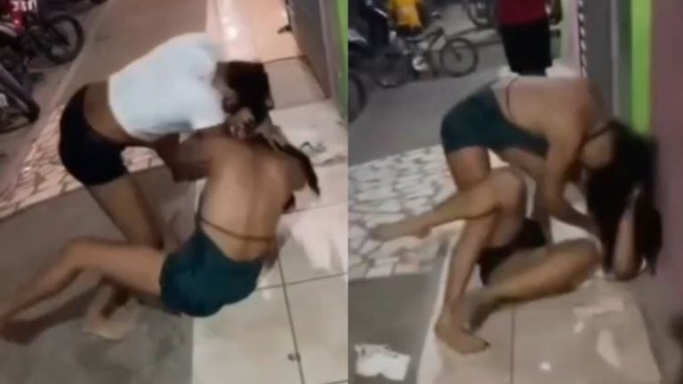 «No las vayan a separar»: mujeres se van a los golpes en plena calle de Colón