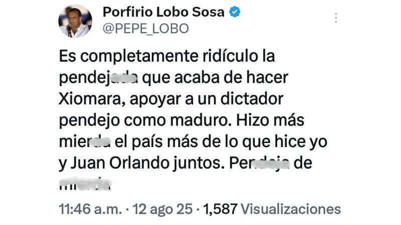 Pepe Lobo confirma hackeo de su cuenta de X (1)