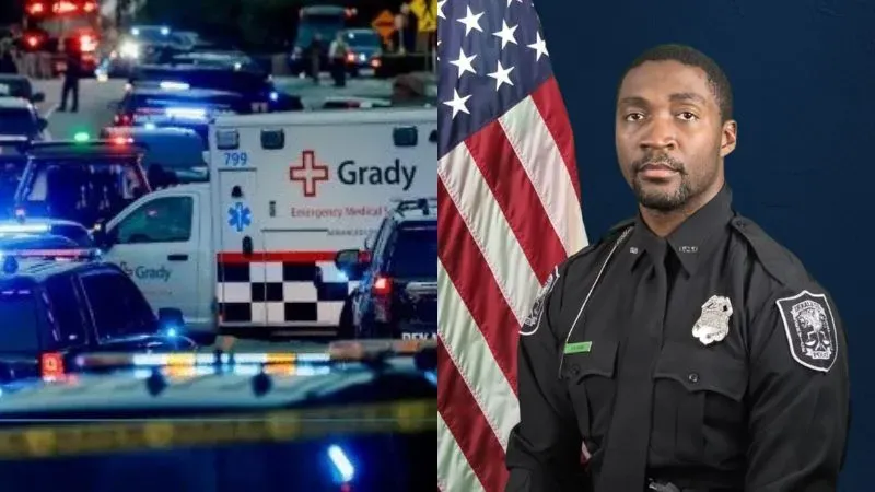 Hombre asesina policía Atlanta
